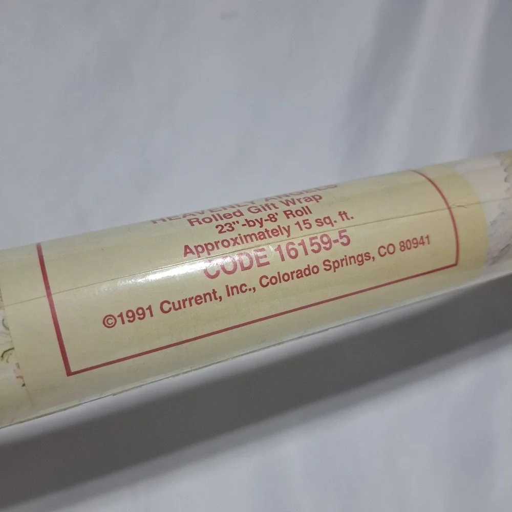 VTG Current‎ Heavenly Angels Rolled Gift Wrap 23